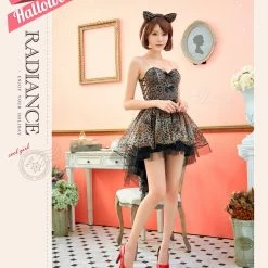 Lingeriecats Halloween Sexy Leopard Cat Kitty Party Dress Costume For Girl