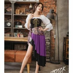 Anna Mu Chemise Lingeriecats Halloween Ladies Pirate Caribbean Buccaneer Fancy Dress Party Costume