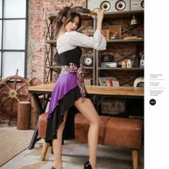 Anna Mu Chemise Lingeriecats Halloween Ladies Pirate Caribbean Buccaneer Fancy Dress Party Costume