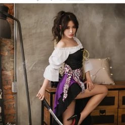 Anna Mu Chemise Lingeriecats Halloween Ladies Pirate Caribbean Buccaneer Fancy Dress Party Costume