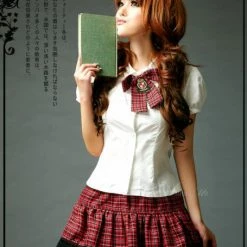 Anna Mu Back To Youth! 2 Pcs Student Costume