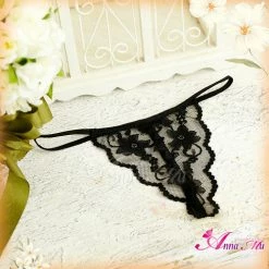 Anna Mu Lingerie Set Tempting Lacy Seduction 4 Pcs Corset Set