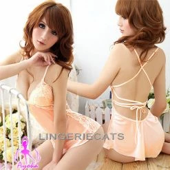 Anna Mu Lingerie Set Enchanting Rayon Chemise Set