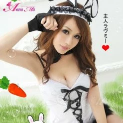 Anna Mu Lovely Bunny 5 Pcs Costume Costumes 6 Anna Mu Lovely Bunny 5 Pcs Costume Costumes