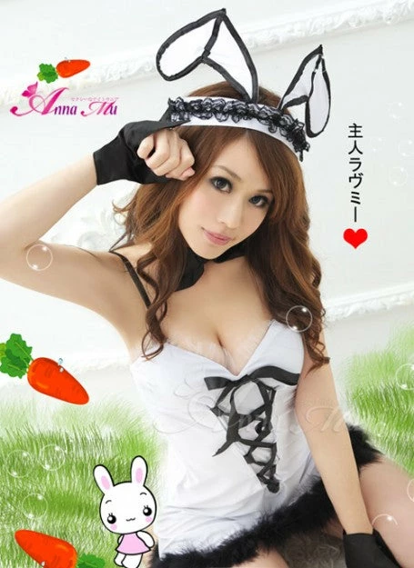 Anna Mu Lovely Bunny 5 Pcs Costume Costumes 3 Anna Mu Lovely Bunny 5 Pcs Costume Costumes