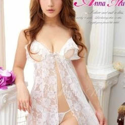 N/a Sexy White Open Front Babydoll Lingerie 7 N/a Sexy White Open Front Babydoll Lingerie