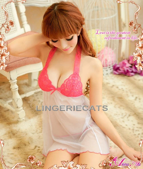 Anna Mu Sweet Beauty Open Back 2 Pcs Babydoll 1 Anna Mu Sweet Beauty Open Back 2 Pcs Babydoll