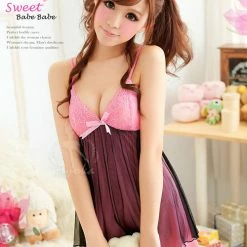 Anna Mu Babydoll Lingerie Lingeriecats Sexy Violet Scent Babydoll
