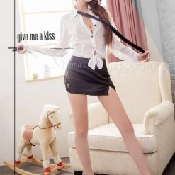 Anna Mu Costumes Lingeriecats Sexy Haughty Office Secretary Costume