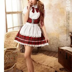 Anna Mu Costumes Lingeriecats Sexy Elegant Maid 2 Pcs Costume