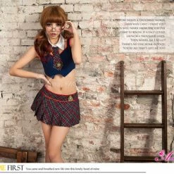 Anna Mu Lingeriecats Sexy Facinating School Girl Costume Costumes