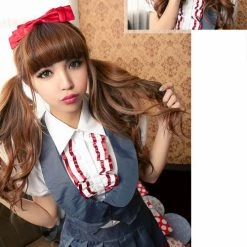Anna Mu Lingerie Set Lingeriecats Sexy Elite Schools Royal School Girl Costume Set