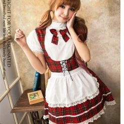 Anna Mu Costumes Lingeriecats Sexy Elegant Maid 2 Pcs Costume