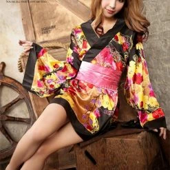 Anna Mu Lingerie Set Lingeriecats Sexy Luxury Japanese Kimono Outfit Cosplay Costume Set