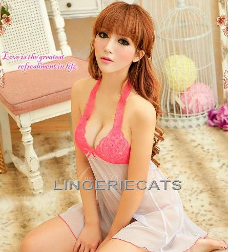 Anna Mu Sweet Beauty Open Back 2 Pcs Babydoll 2 Anna Mu Sweet Beauty Open Back 2 Pcs Babydoll