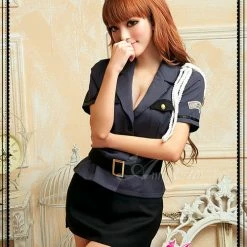 Anna Mu Lingerie Set Lingeriecats Sexy Sexy Police Officer Outfit Cosplay Costume Set
