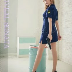 Anna Mu Lingeriecats Sexy Navy Blue Handsome Police Outfit Cosplay 3pcs 11 Anna Mu Lingeriecats Sexy Navy Blue Handsome Police Outfit Cosplay 3pcs