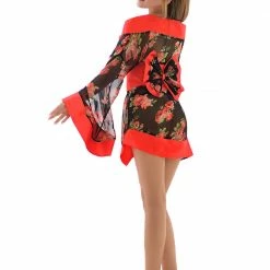 Anna Mu LINGERIECATS Hibiscus Red 3pcs Japanese Kimono Cosplay Costume Set Lingerie Set 11 Anna Mu LINGERIECATS Hibiscus Red 3pcs Japanese Kimono Cosplay Costume Set Lingerie Set