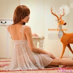 Anna Mu Lingeriecats Sexy SnowFlake Fancy Babydoll Set