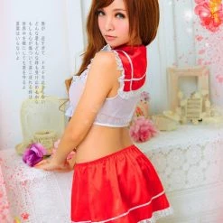 Anna Mu Lingeriecast Sexy Sailor Student 3 Pcs Costume For Halloween