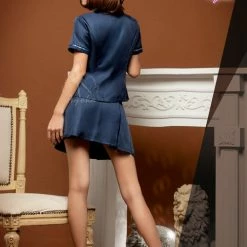 Anna Mu Lingeriecats Sexy Sweet Heart Flight Attendant Costume