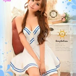 Anna Mu Lingeriecats Sexy Navy 3 Pcs Costume Costumes