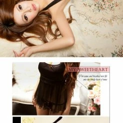 Anna Mu Babydoll Lingerie (Discn't) Lingeriecats Sexy Hidden Nectar 2 Pcs Babydoll