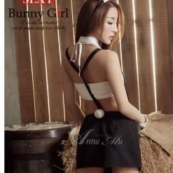 Anna Mu Lingeriecats Sexy Playful Bunny Girl Outfit Cosplay Costume Set