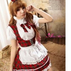 Anna Mu Costumes Lingeriecats Sexy Elegant Maid 2 Pcs Costume