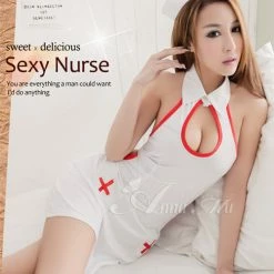 Anna Mu Lingerie Set Lingeriecats Sexy Flirty Nurse Cosplay Costume Set