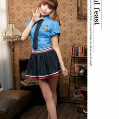 Anna Mu Lingerie Set Lingeriecats Sexy Naughty School Sweetie Uniform Cosplay Costume Set