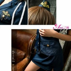 Anna Mu Lingerie Set Lingeriecats Sexy Bewitching Police Outfit Cosplay Costume Set