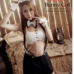 Anna Mu Lingeriecats Sexy Playful Bunny Girl Outfit Cosplay Costume Set