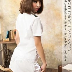 Anna Mu Lingerie Set Lingeriecats Sexy Halloween Flirtatious Navy Outfit Uniform Cosplay Costume Set