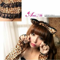 Anna Mu Costumes Lingeriecats Sexy Liopard Vivid Kitty Party Animal Costume