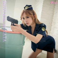 Anna Mu Lingeriecats Sexy Navy Blue Handsome Police Outfit Cosplay 3pcs 15 Anna Mu Lingeriecats Sexy Navy Blue Handsome Police Outfit Cosplay 3pcs