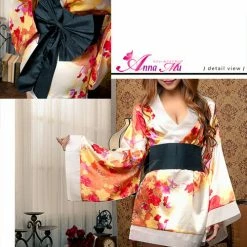 Anna Mu Lingerie Set Lingeriecats Sexy Luxury Japanese Pearl White Kimono Outfit Cosplay Costume Set