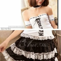 Anna Mu Lingerie Set Lingeriecats Sexy Lovely French Maid Outfit Cosplay Costume Set