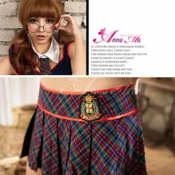 Anna Mu Lingeriecats Sexy Facinating School Girl Costume Costumes