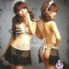 Anna Mu Sweet Dessert 5 Pcs Maid Bikini Costume Set Lingerie Set