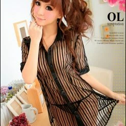 Anna Mu Seductive Secretary 2 Pcs Blouse Costume Costumes