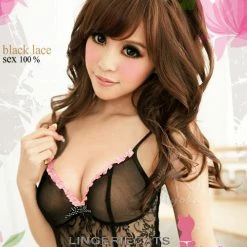 Anna Mu Lingeriecats Sexy Dot Bow Bewitching Corset Set Lingerie Set