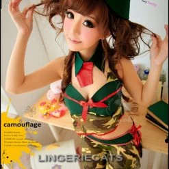 Anna Mu Sexy Army 3 Pieces Costume Costumes 11 Anna Mu Sexy Army 3 Pieces Costume Costumes