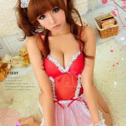 Anna Mu Costumes Sheer Maid 5Pcs Costume