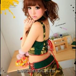 Anna Mu Sexy Army 3 Pieces Costume Costumes 12 Anna Mu Sexy Army 3 Pieces Costume Costumes