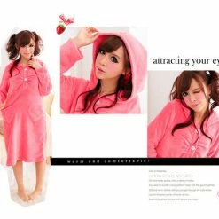 Anna Mu Chemise Lovely Hooded Pajama Dress 10 Anna Mu Chemise Lovely Hooded Pajama Dress