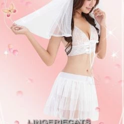 Anna Mu Sexy Enchanting Bridal Costume Set Lingerie Set