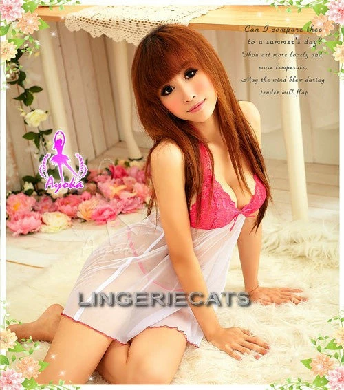 Anna Mu Sweet Beauty Open Back 2 Pcs Babydoll 3 Anna Mu Sweet Beauty Open Back 2 Pcs Babydoll