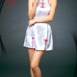 Anna Mu Chemise Sexy Hot White Backless Clubwear Short Dress 11 Anna Mu Chemise Sexy Hot White Backless Clubwear Short Dress