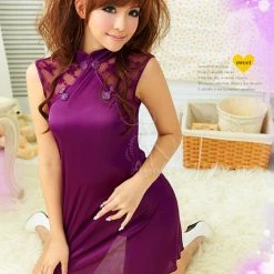 Anna Mu (Discn't) Varied 2Pcs 2 Styles Maid Cheongsam Costume Costumes